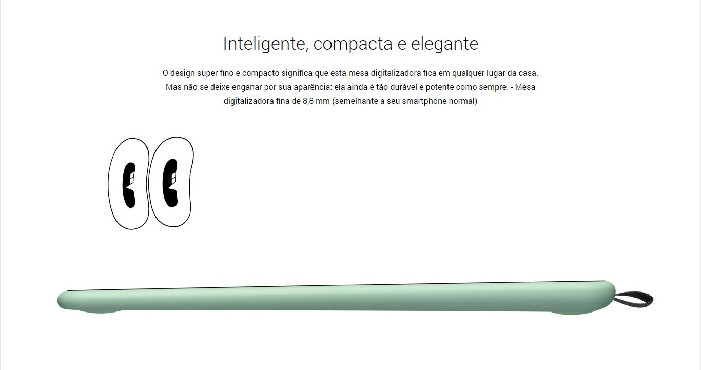 Mesa Digitalizadora Wacom Intuos Pequena Bluetooth Verde Pistache - CTL-4100WLE0